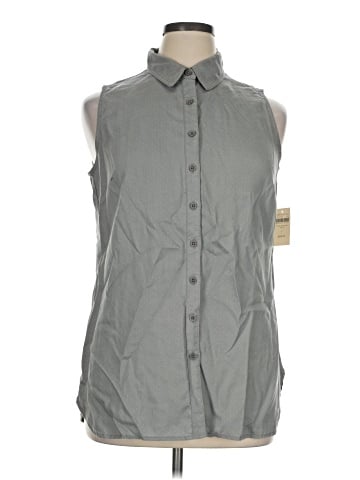 Coldwater Creek Sleeveless Button-Down Shirt (view 1)