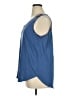 Akemi + Kin 100% Cotton Blue Sleeveless Top Size 1X - photo 5