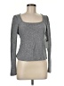 1.State Gray Long Sleeve Top Size M - photo 1
