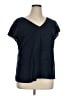 Boden 100% Linen Blue Short Sleeve Blouse Size 14 - photo 1