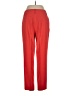Alice + Olivia 100% Polyester Solid Red Dress Pants Size 25 waist (estimated) - photo 2