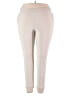Express Solid Ivory Casual Pants Size L - photo 1