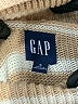 Gap 100% Cotton Stripes Tan Turtleneck Sweater Size S - photo 7