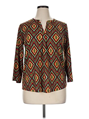 Jones New York Sport 3/4 Sleeve Blouse (view 1)