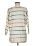 MULTIPLES Stripes Ivory Pullover Sweater Size M - photo 2