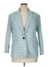 Anne Klein Checkered-gingham Blue Blazer Size XL - photo 1