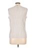 NY Collection 100% Polyester Silver Sleeveless Blouse Size L - photo 2