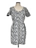 Sweet Rain Print Silver Casual Dress Size L - photo 1