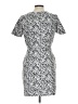 Sweet Rain Print Silver Casual Dress Size L - photo 2