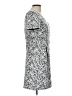 Sweet Rain Print Silver Casual Dress Size L - photo 4