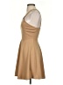 Assorted Brands Solid Tan Cocktail Dress Size P (petite) - photo 5