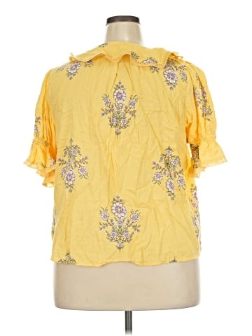 LC Lauren Conrad Short Sleeve Blouse (view 2)