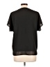 DKNY 100% Polyester Black Short Sleeve Blouse Size L - photo 2