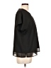 DKNY 100% Polyester Black Short Sleeve Blouse Size L - photo 4
