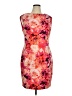 Chaps Floral Orange Cocktail Dress Size 16 - photo 1