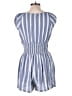 Angie 100% Rayon Stripes Blue Romper Size L - photo 2
