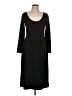 Leith Solid Black Casual Dress Size L - photo 1