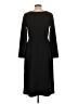 Leith Solid Black Casual Dress Size L - photo 2