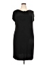 MSK Solid Black Casual Dress Size 2X - photo 1