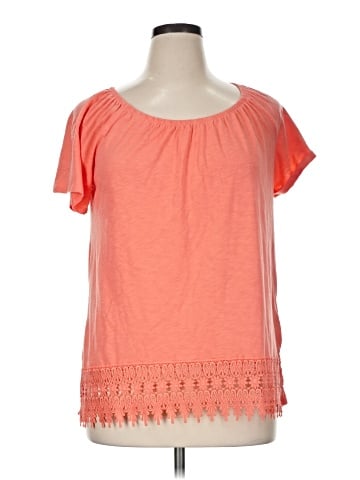 St. John's Bay Short Sleeve Top (view 1)