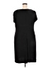 MSK Solid Black Casual Dress Size 2X - photo 2