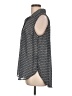 H&M 100% Polyester Gray Sleeveless Blouse Size 10 - photo 5