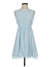 Unbranded 100% Polyester Solid Blue Casual Dress Size 4 - photo 1