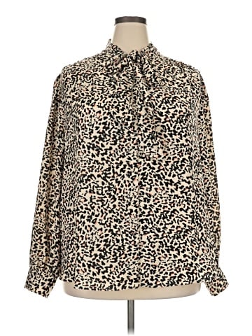 Ava & Viv Long Sleeve Blouse (view 1)