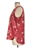 Halogen 100% Polyester Burgundy Sleeveless Blouse Size L - photo 5