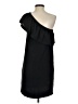 Madewell 100% Polyester Solid Black Cocktail Dress Size 2 - photo 2