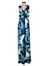 Unbranded Tropical Blue Casual Dress Size M - photo 1