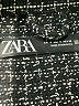 Zara Houndstooth Black Coat Size S - photo 6