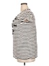 Halogen 100% Polyester Stripes Ivory Short Sleeve T-Shirt Size XXL - photo 5
