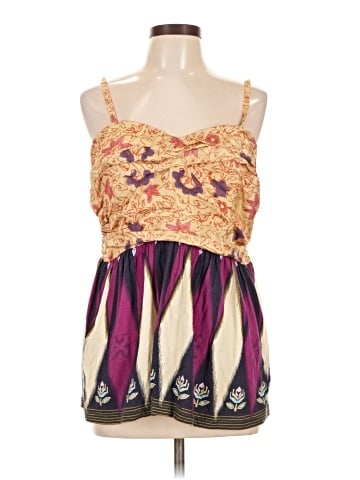 Deletta Sleeveless Silk Top (view 1)