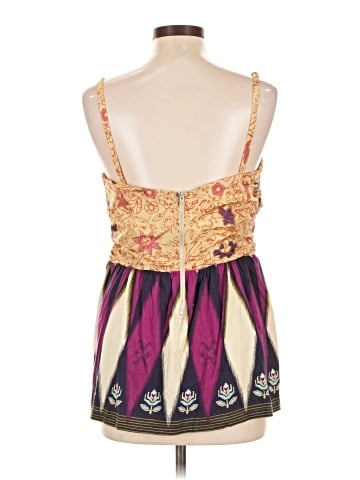 Deletta Sleeveless Silk Top (view 2)