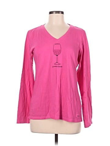 Life Is Good Long Sleeve Top (view 1)