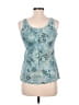 Relativity 100% Cotton Blue Tank Top Size M - photo 2