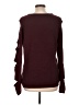 Skull Cashmere Burgundy Pullover Sweater Size L - photo 2