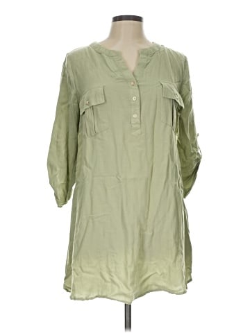 Mine 3/4 Sleeve Button-Down Shirt (view 1)