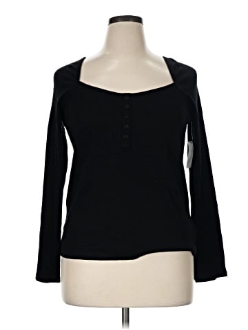 Torrid Long Sleeve Henley (view 1)