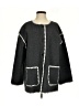 Unbranded 100% Polyester Gray Coat Size S - photo 1