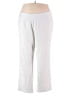 Investments Solid White Active Pants Size 22 - photo 1