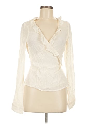 Line & Dot Long Sleeve Blouse (view 1)