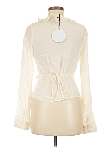 Line & Dot Long Sleeve Blouse (view 2)