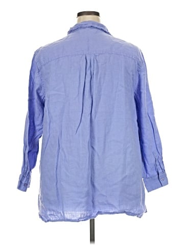 Coldwater Creek 3/4 Sleeve Button-Down Shirt (view 2)