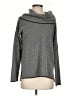 Calvin Klein Chevron-herringbone Gray Turtleneck Sweater Size S - photo 1