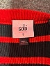 CAbi Stripes Red Pullover Sweater Size S - photo 7