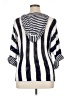 M by Michael Stars Stripes Silver Pullover Sweater Size Lg (2) - photo 2