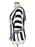 M by Michael Stars Stripes Silver Pullover Sweater Size Lg (2) - photo 5