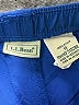 L.L.Bean 100% Nylon Solid Blue Board Shorts Size 14 - photo 3